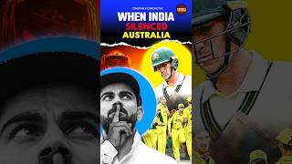 When Indian Cricket Team Silenced Australia in their Country [upl. by Oigolue]