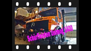 Kommunaltechnik❄️ Unimog 1400 amp Springer Schneepflug❄️ [upl. by Klinger689]