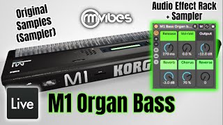 M1 Organ Bass  SAMPLER  Ableton Live Rack [upl. by Alegna]