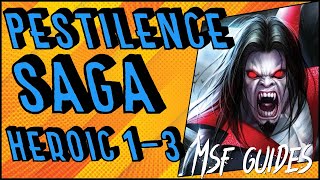 Pestilence Saga Heroic 13  Marvel Strike Force [upl. by Thurlow]