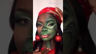 Grinch 🌲🎁 makeup grinch navidad2024 yasminarcmoreno [upl. by Eirhtug]