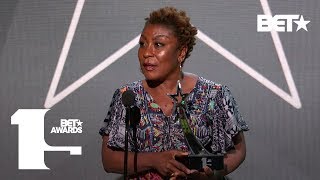 Burna Boys Mom Accepts His Award For Best International Act Win  BET Awards 2019 [upl. by Animrelliug]