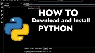 How To Download And Install Python In Windows [upl. by Selima]