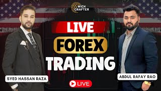 Live Forex Trading 252  ABSOLUTE BEST Way to Trade Forex with Core PCE Price Index  Wick Crafter [upl. by Asaret]