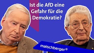 quotWeiß nicht wie Sie auf völkisches Denken kommenquot  Alexander Gauland amp Gerhart Baum  maischberger [upl. by Anilatsyrc]