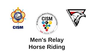 Horse Riding  Mens Relay  48th World Military Modern Pentathlon Championships [upl. by Soalokcin]