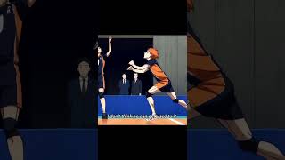 Haikyuu The Dumpster Battle hinata boom jump haikyuu anime haikyuuedit hinatashoyo [upl. by Nilatak402]