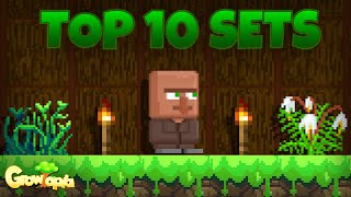 Growtopia  Top 10 Pro Sets MUST WATCH [upl. by Milli946]