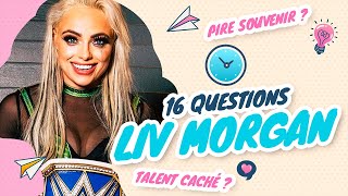 16 questions pour Liv Morgan  son pire souvenir  son talent caché [upl. by Luke]