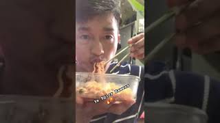 3X Spicy 🥵 Ramens 🍝🍜 with Sunny side egg 🍳 ytshorts  ytviral  viralvideo  viralvideo 🔥 [upl. by Magbie]