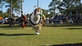 Mens Traditional Special Double Beat Poarch Creek Powwow 2017 [upl. by Jaquith]