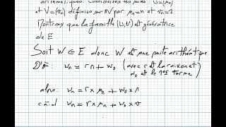 Espaces vectoriels Bac2 science math séance8 [upl. by Navert]