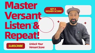 🔥 Ace the New Versant Test 🔥 Listening and Repeat Practice  Master English Skills 🌍 [upl. by Ahsyekat]