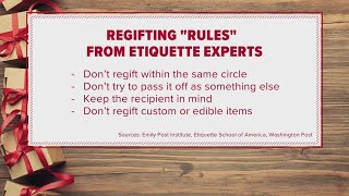 Regifting rules Heres what etiquette experts say [upl. by Cordova]