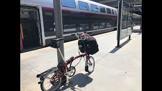 Interrail trip with a Brompton foldingbike June 2018 [upl. by Jabon]