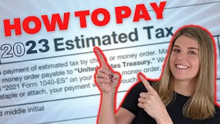 How to pay estimated quarterly taxes to the IRS [upl. by Oiznun]