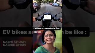 Petrol ⛽bike vs ev electric ⚡ who is the 👑😱 royalenfield [upl. by Chiarra]