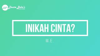 ME  INIKAH CINTA KARAOKE [upl. by Hayashi]