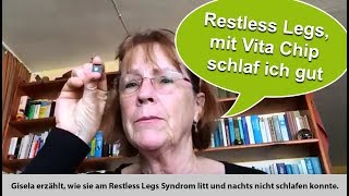 Restless Legs Erfahrungsbericht von Gisela mit dem Vita Chip [upl. by Leugar]