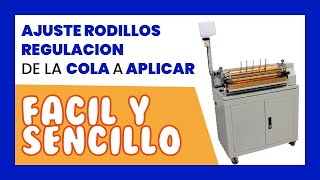 📙 Encoladora de libros PROFESIONAL con cola caliente PMA HJS 500 [upl. by Hoyt]