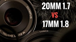 Panasonic 20mm 17 vs Olympus 17mm 18 which is better [upl. by Naik]