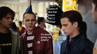 First 5 minutes of Cobra Kai Season 6 Part 2 Reaction [upl. by Kaltman94]