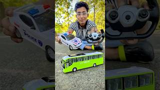 Police Car And Remote Control City Bus Unboxing🔥 [upl. by Retrak]