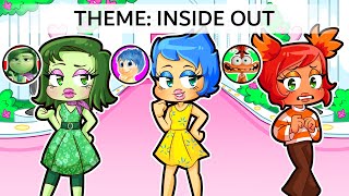 Buying INSIDE OUT Movie THEMES in DRESS to IMPRESS [upl. by Sayer]