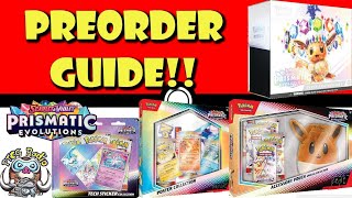 Prismatic Evolutions PreOrder Guide Biggest Pokémon Set in Years Pokémon TCG Buyers Guide [upl. by Townsend278]