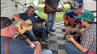 One Tear Bluegrass jam Starvy Creek [upl. by Rebm]