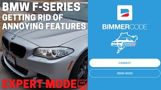 BMW 535i F10 BIMMERCODE EXPERT MODE Coding OFF annoying features [upl. by Ayatnwahs]