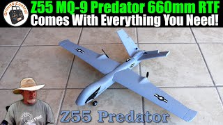 Comes With Everything You Need Just 6299 KFPLAN Z55 MQ9 Predator 660mm Wingspan Gyro 3CH RTF [upl. by Reeves]