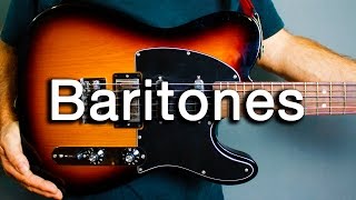 How to Play Ambient Guitar 18  Baritone Guitar Basics Tips and Tricks [upl. by Yrahca]