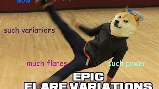 Bboy Tutorial FLARE VARIATIONS [upl. by Ahsinrats186]