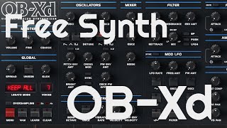 Free Synth  OBXd 30 No Talking [upl. by Aynod]