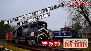 2023 Delaware amp Raritan River Railroad Operation Toy Train 12323 [upl. by Amoihc777]