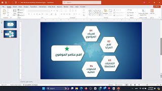 تحويل تصميم باوربوينت قديم الى باوربوينت احترافى [upl. by Wehttam]