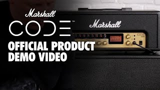 Marshall CODE Series  Official Product Demo Video  Marshall [upl. by Nerta]