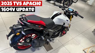 2025 TVS Apache 160 4v USD forks Detail review [upl. by Osrick]