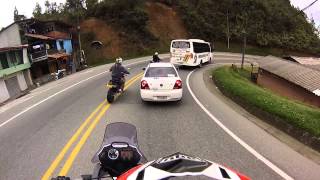 Yamaha XT 660z Ténéré GoPro Hero 3 Silver Edition Medellin Colombia [upl. by Latrice39]