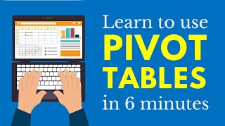 Learn Pivot Tables in 6 Minutes Microsoft Excel [upl. by Kimura]