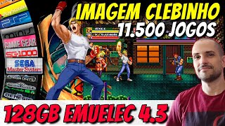 Review Nova Imagem EmuELEC 43 128gb Clebinho Retro Games para TV Box Amlogic S922XS905X3S905X2 [upl. by Richard]