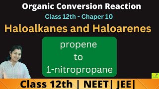 Reaction machenism organic chemistry how to prepare propene to 1Nitropropane [upl. by Gnol]