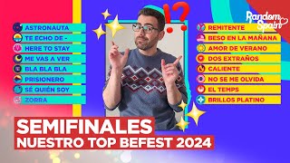 Nuestro Top del Benidorm Fest 2024  Semifinales  Votación Cerrada [upl. by Aciras]