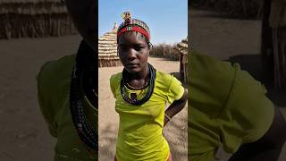 Nyangatom tribe young girl shorts ethiopia omovalley omoadvisor omoriver short shortvideo [upl. by Gnoh]