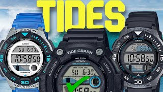 Set Tide Graph and Moon Phase on Casio Watches Easily [upl. by Chrissy716]