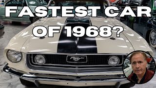 Is the Cobra Jet Mustang the fastest car of 1968 [upl. by Sirotek]