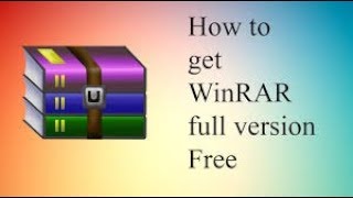 HOW TO GET WINRARWINZIP FULL VERSION FOR FREE [upl. by Laleb]