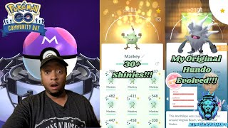 Back to Back to Back Shinies On Mankey Community Day  Pokémon GO [upl. by Reivazx]