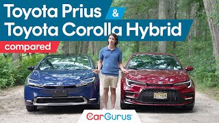 Toyota Corolla Hybrid vs Toyota Prius [upl. by Niwdla]